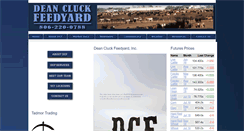 Desktop Screenshot of deancluckfeedyard.com